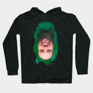 Upside-down Face Hoodie